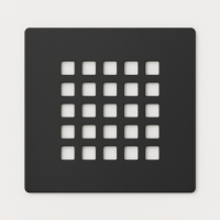 Black Grill Waste Cover - Slate Tray Black Grill Waste Cover - Slate Tray