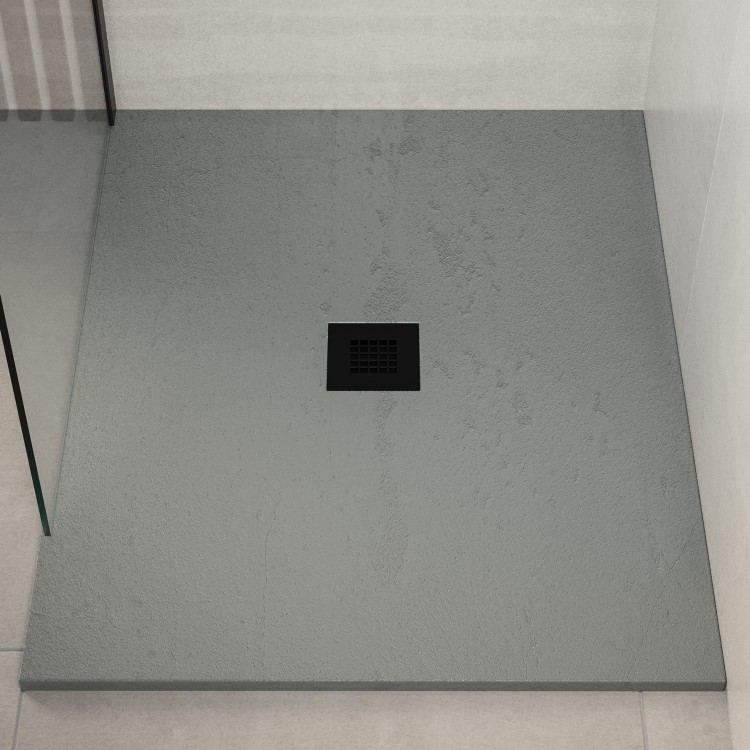 Black Grill Waste Cover - Slate Tray