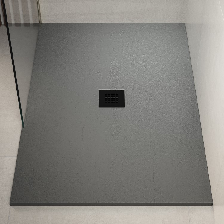 Black Grill Waste Cover - Slate Tray