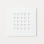White Grill Waste Cover - Slate Trays