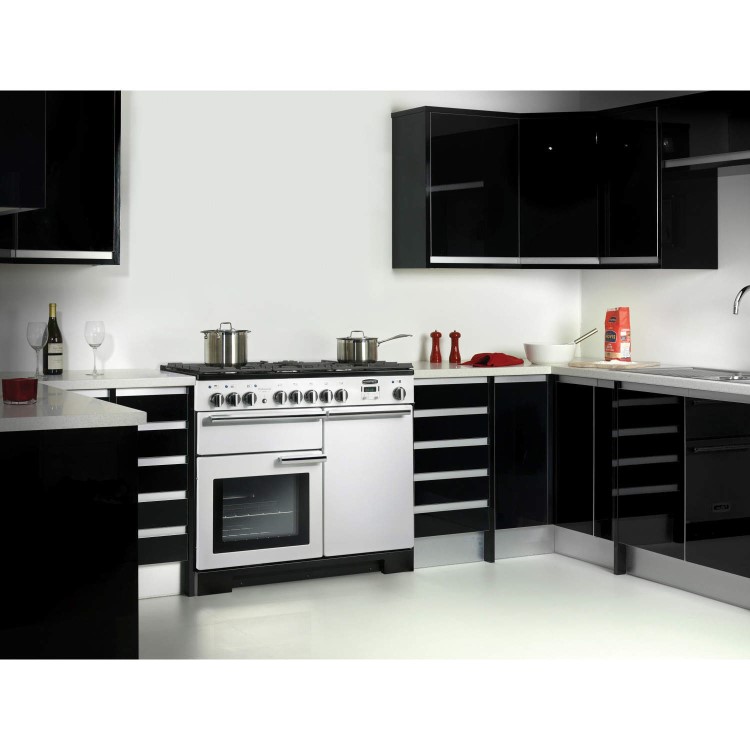 Rangemaster 10594 Professional Deluxe 100cm Dual Fuel Range Cooker - Royal Pearl