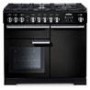 GRADE A2 - Rangemaster Professional Deluxe 100cm Dual Fuel Range Cooker - Black