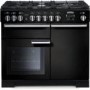 Rangemaster Professional Deluxe 100cm Dual Fuel Range Cooker - Black