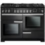 Rangemaster Professional Deluxe 110cm Dual Fuel Range Cooker - Black