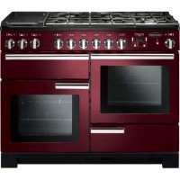 Rangemaster 97540 Professional Deluxe 110cm Dual Fuel Range Cooker - Cranberry
