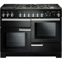 Rangemaster Professional Deluxe 110cm Dual Fuel Range Cooker - Black Rangemaster Professional Deluxe 110cm Dual Fuel Range Cooker - Black