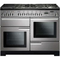 Rangemaster Professional Deluxe 110cm Dual Fuel Range Cooker - Stainless Steel Rangemaster Professional Deluxe 110cm Dual Fuel Range Cooker - Stainless Steel