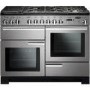 Rangemaster Professional Deluxe 110cm Dual Fuel Range Cooker - Stainless Steel