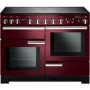 Rangemaster 101570 Professional Deluxe 110cm Electric Range Cooker With Induction Hob - Cranberry