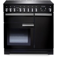Rangemaster Professional Deluxe 90cm Electric Induction Range Cooker - Black Rangemaster Professional Deluxe 90cm Electric Induction Range Cooker - Black
