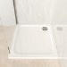 800x800mm Square Shower Tray – Low Profile 45mm – Stone Resin – White – Pearl