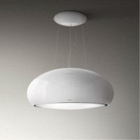 GRADE A1 - Elica PEARL-SS 80cm Ceiling Mounted Island Decorative Cooker Hood Stainless Steel