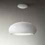 Elica PEARL-WH 80cm Seashell Pearlescent Island Cooker Hood - White