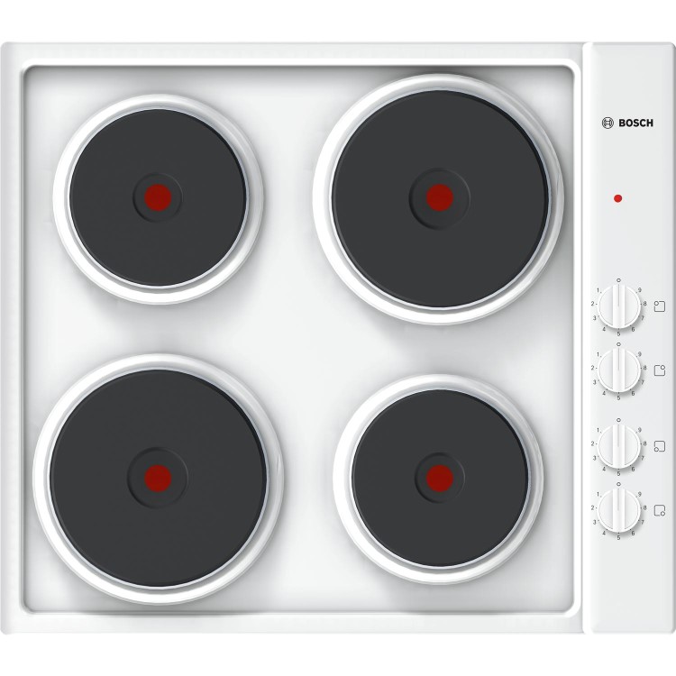 Bosch PEE682CA1 Serie 2 58cm Electric Sealed Plate Hob - White
