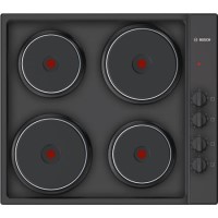Bosch PEE686CA1 Serie 2 60cm Electric Sealed Plate Hob - Black