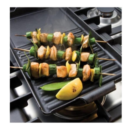 Bertazzoni PEN06 Half Ribbed & Half Flat Cast Iron Griddle - For Any Model
