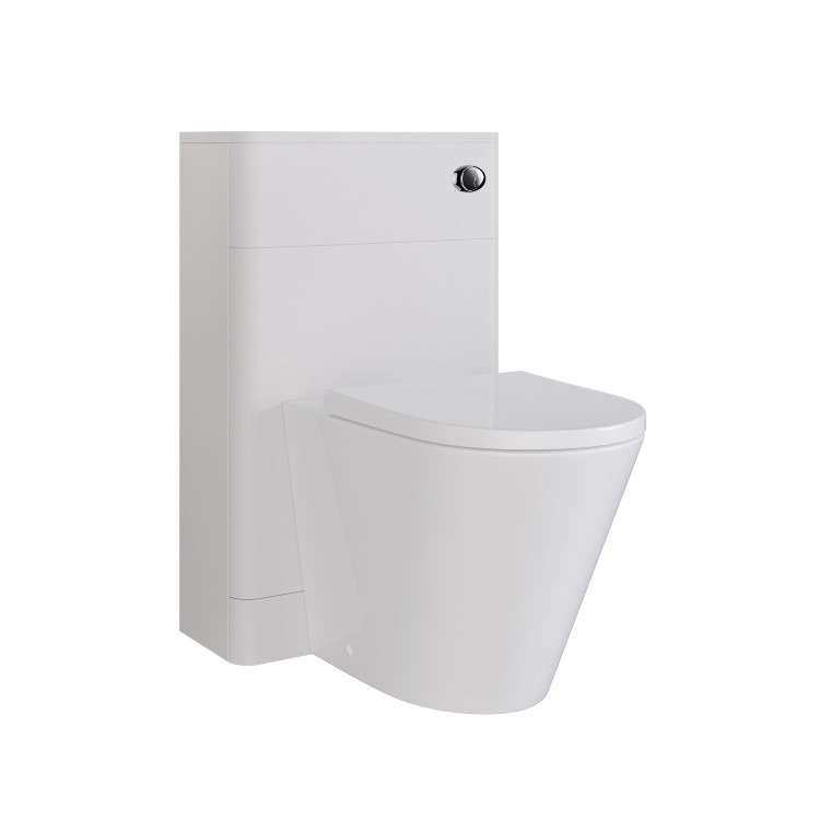 500mm Beige Back to Wall Toilet Unit Only - Pendle