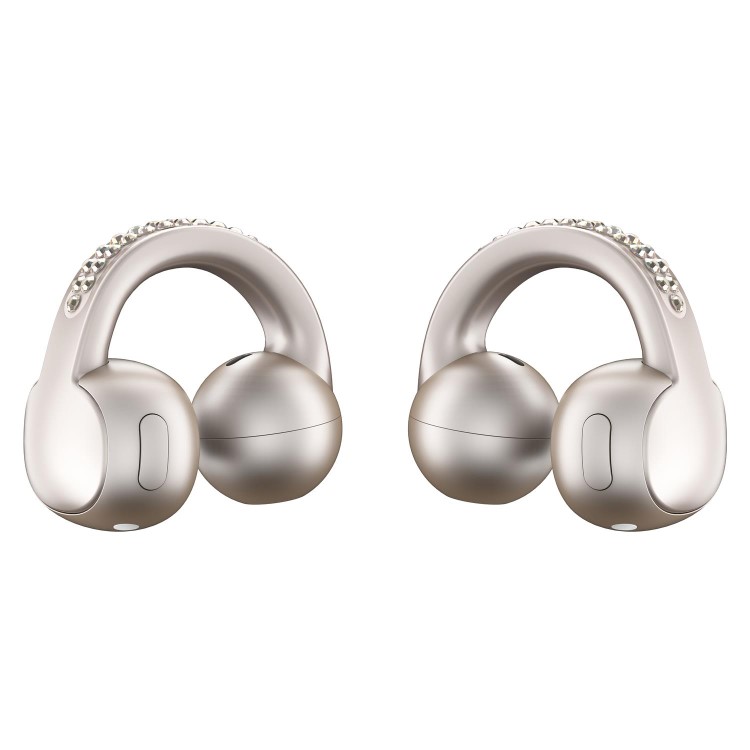 Motorola Moto Buds Loop Bluetooth Earphones - French Oak w/ crystals by Swarovski