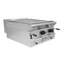 Parry PGC6 Natural Gas Countertop Lave Rock Chargrill. 600mm Wide. 2 Burners. Dual Zone Control. Made In Britain. 2 Years Full Manufacturers warranty