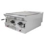 Parry PGC6 Natural Gas Countertop Lave Rock Chargrill. 600mm Wide. 2 Burners. Dual Zone Control. Made In Britain. 2 Years Full Manufacturers warranty