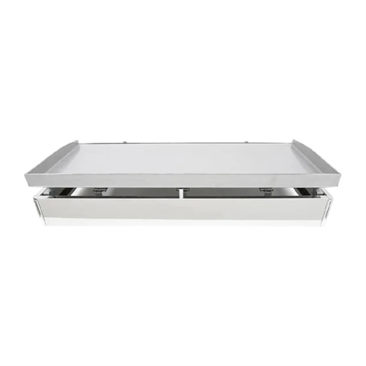 Parry PGF1000G LPG Gas Countertop Griddle 1000mm Wide - 3 Burners. Triple Zone Control. Polished Steel Plate. Includes FREE Natural Gas Conversion Kit. Made In Britain