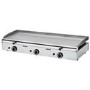 Parry PGF1000G LPG Gas Countertop Griddle 1000mm Wide - 3 Burners. Triple Zone Control. Polished Steel Plate. Includes FREE Natural Gas Conversion Kit. Made In Britain