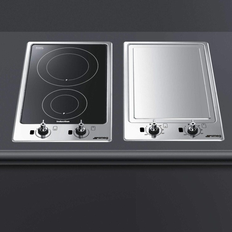 Smeg PGF30T-1 PGF30T 30cm Domino Ultra Low Profile Teppanyaki Hob