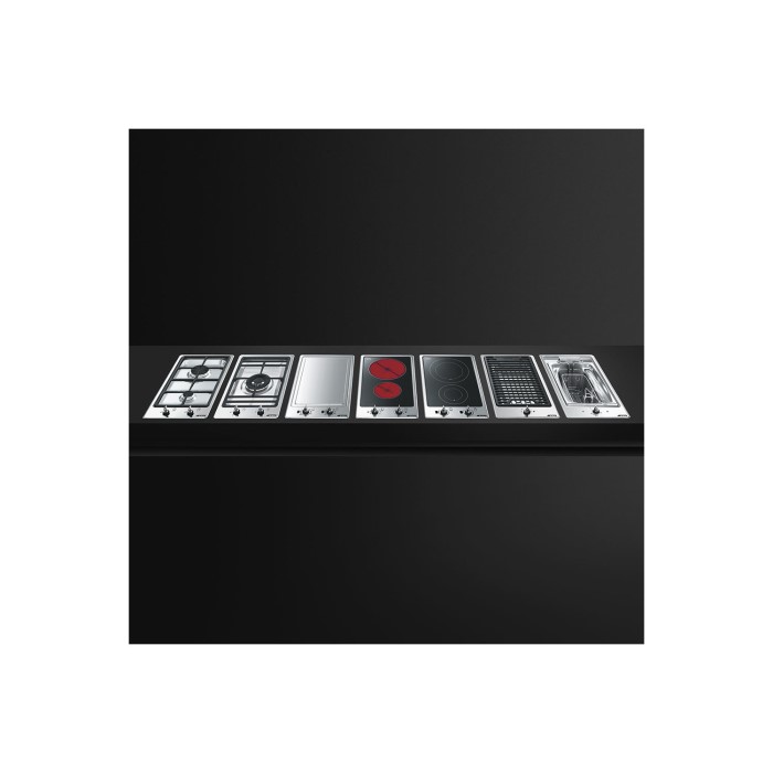 Smeg PGF31G1 30cm Domino Single Burner Ultra Low Profile Gas Hob Stainless Steel Appliances