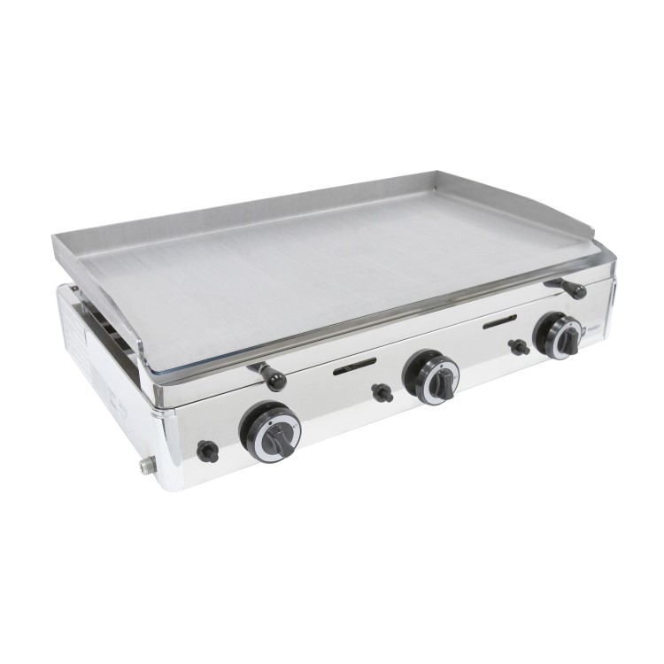 Parry PGF800G LPG Gas Countertop Polished Steel Plate Griddle 800mm Wide