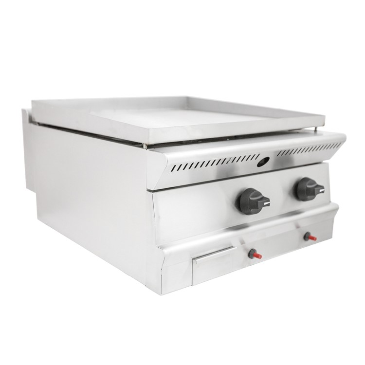 Parry PGG6 Natural Gas Countertop Griddle. 600mm Wide. 2 Burners Dual Zone Control. Made In Britain. 2 Years Full Manufacturers warranty