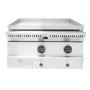 Parry PGG6 Natural Gas Countertop Griddle. 600mm Wide. 2 Burners Dual Zone Control. Made In Britain. 2 Years Full Manufacturers warranty