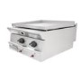 Parry PGG6 Natural Gas Countertop Griddle. 600mm Wide. 2 Burners Dual Zone Control. Made In Britain. 2 Years Full Manufacturers warranty