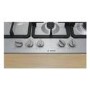 Bosch Series 4 75cm 5 Burner Gas Hob - Stainless Steel