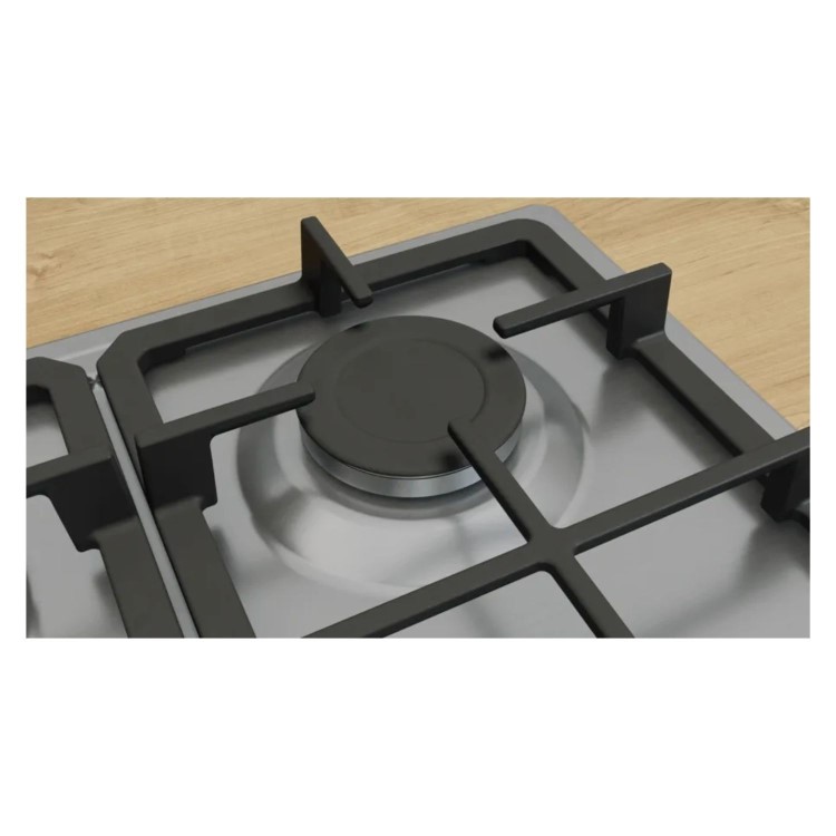 Bosch Series 4 75cm 5 Burner Gas Hob - Stainless Steel