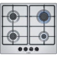 GRADE A3 - Bosch PGP6B5B60 Serie 4 60cm Four Burner Gas Hob - Stainless Steel