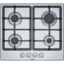 PGP6B5B90 Bosch Series 4 58cm 4 Burner Gas Hob - Stainless Steel