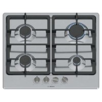 Bosch Series 4 60cm 4 Burner Gas Hob - Stainless Steel