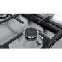 Refurbished Bosch Serie 4 PGQ7B5B90 75cm Gas Hob Stainless Steel