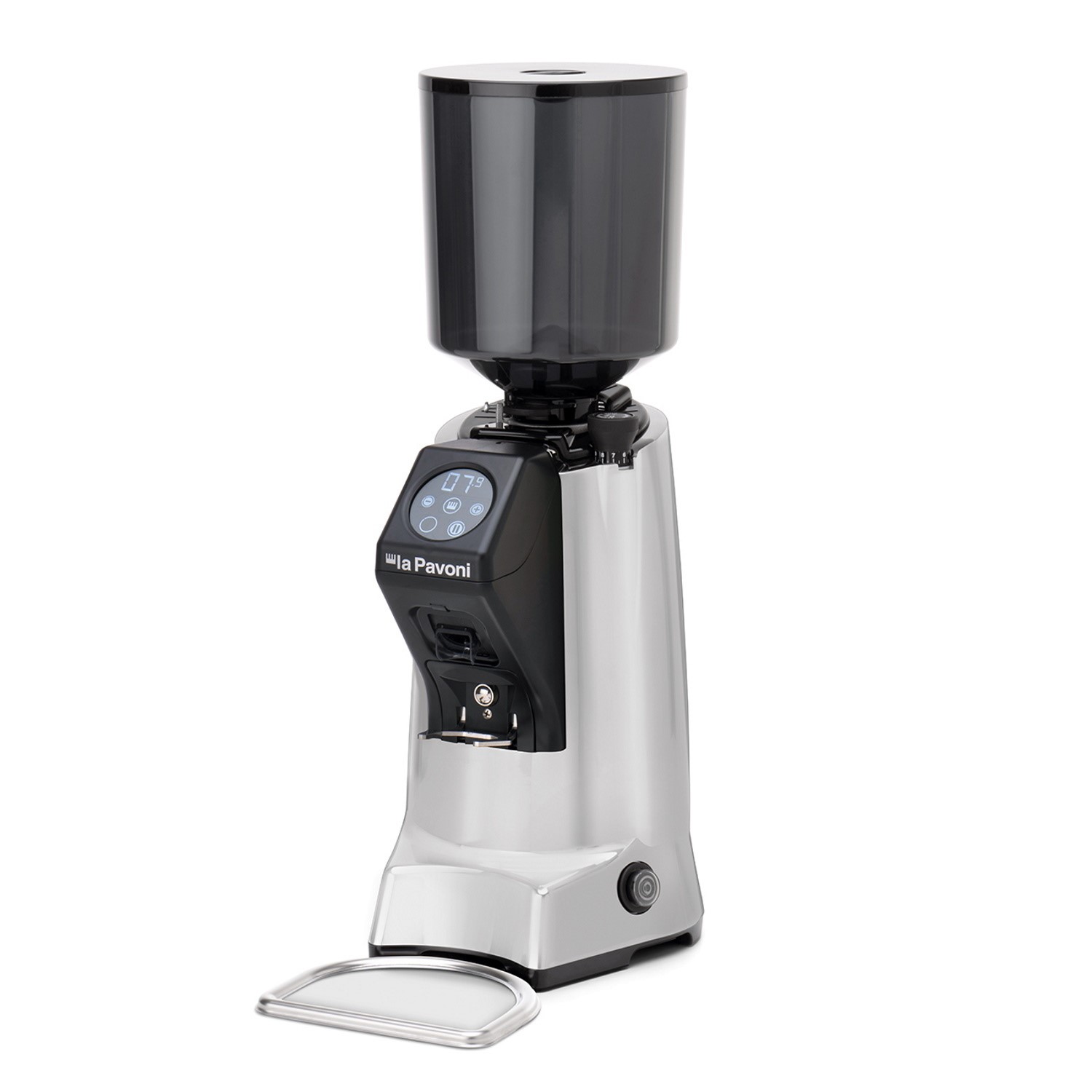 La Pavoni PGZIP2BC00UK Automatic Coffee Grinder 1.2kg Hopper Plug-In Chrome