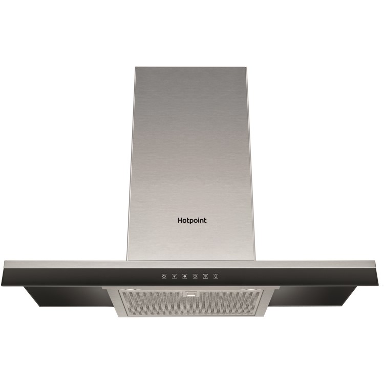 Hotpoint PHBG98LTSIX Shelf-style 90cm Chimney Cooker Hood Stainelss Steel