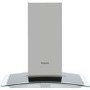 Hotpoint 60cm Curved Glass Cooker Hood - Stainless Steel