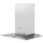 Refurbished Hotpoint PHGC64FLMX 60cm Cooker Hood With Curved Glass Canopy Stainless Steel