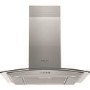 Hotpoint 60cm Curved Glass Cooker Hood - Stainless Steel