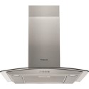 A1/PHGC74FLMX Refurbished Hotpoint PHGC74FLMX 70cm Cooker Hood With Curved Glass Canopy Stainless Steel