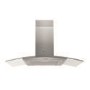 Hotpoint PHGC94FLMX 90cm Curved Glass Cooker Hood - Stainless Steel