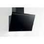 Refurbished Hotpoint PHVP62FLTK 60cm Angled Chimney Hood Black