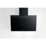 Refurbished Hotpoint PHVP62FLTK 60cm Angled Chimney Hood Black