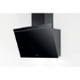 Refurbished Hotpoint PHVP62FLTK 60cm Angled Chimney Hood Black