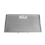 Hotpoint 60cm Angled Cooker Hood - Black Glass & Stainless Steel