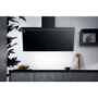 Hotpoint 80cm Angled Chimney Cooker Hood - Black